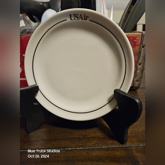 USAir Plate Set Abco China Brand Vintage Airplane Dishes - Picture 6 of 14